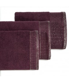 Ręcznik bawełna Lori 50x90 bordowy