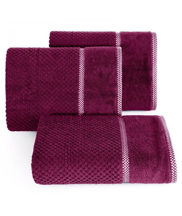 Ręcznik bawełna Caleb 70x140 amarantowy