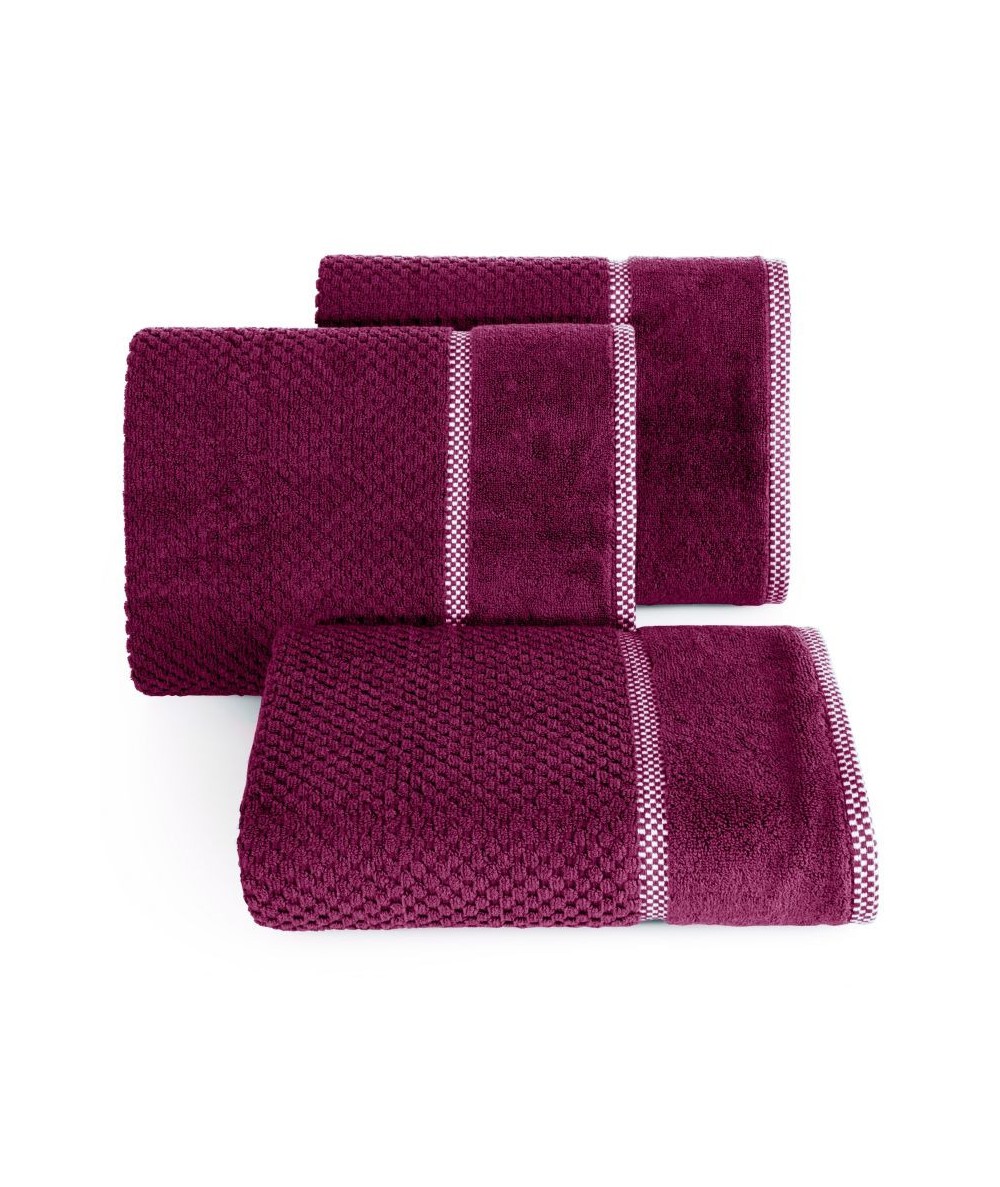 Ręcznik bawełna Caleb 70x140 amarantowy