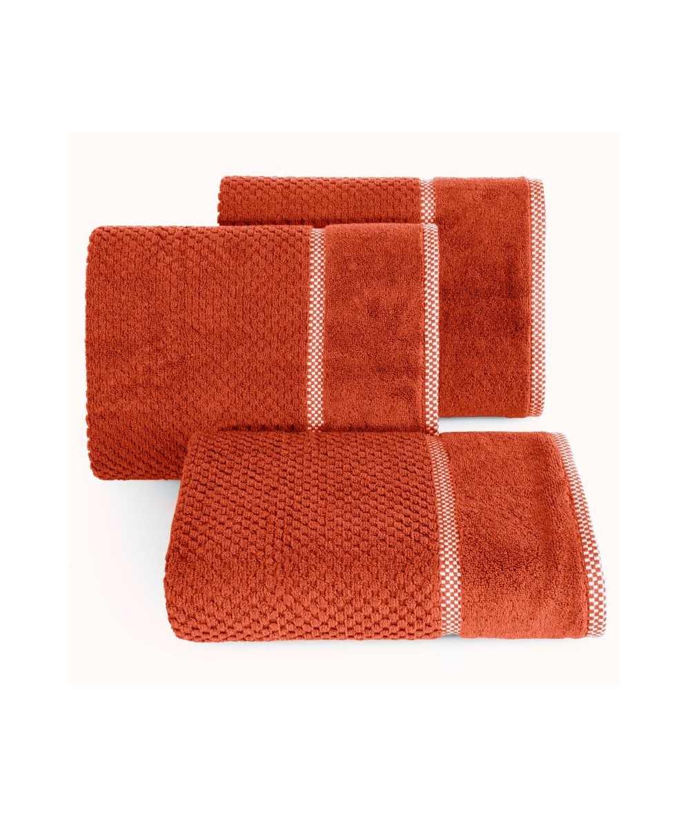 Ręcznik bawełna Caleb 50x90 ceglany