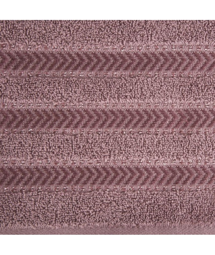 Ręcznik bawełna Musa 70x140 ciemnoliliowy