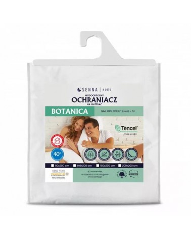 Ochraniacz wodoodporny 160x200 tencel oddychający Botanica Inter Widex