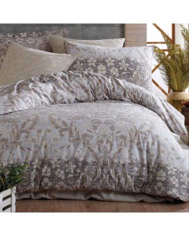 Pościel bawełna 200x220 + 2x70x80cm Floral Brown COTTONLOVE EXCLUSIVE Darymex 