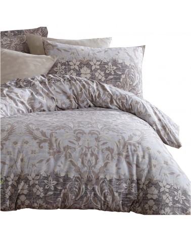Pościel bawełna 200x220 + 2x70x80cm Floral Brown COTTONLOVE EXCLUSIVE Darymex 