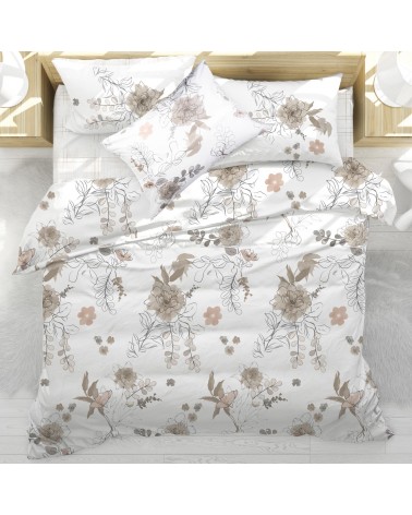 Pościel bawełna 200x220 + 2x70x80cm Larin Brown COTTONLOVE EXCLUSIVE Darymex 