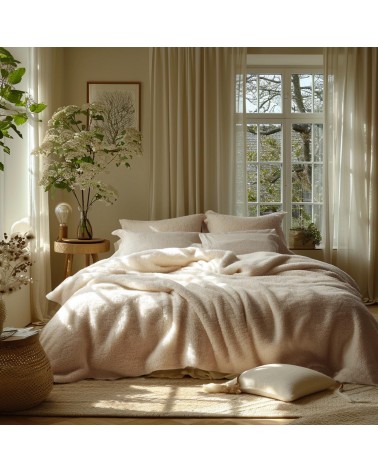 Pościel frotte 200x220 + 2x70x80cm beż Darymex