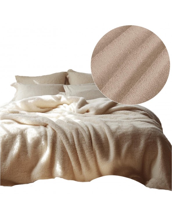 Pościel frotte 200x220 + 2x70x80cm beż Darymex