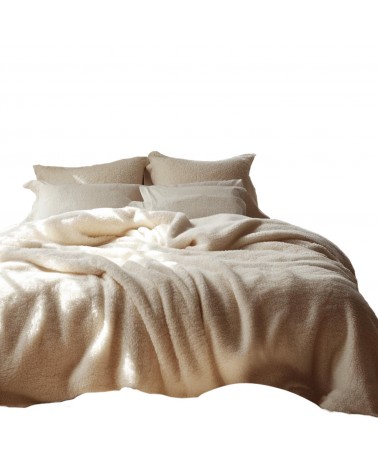 Pościel frotte 200x220 + 2x70x80cm beż Darymex