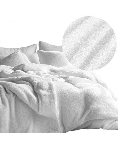 Pościel frotte 200x220 + 2x70x80cm biały Darymex