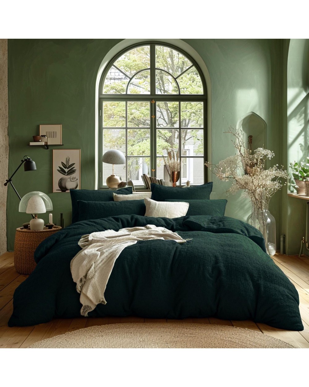 Pościel frotte 200x220 + 2x70x80cm zielony Darymex Pościel frotte 200x220 + 2x70x80cm zielony Darymex