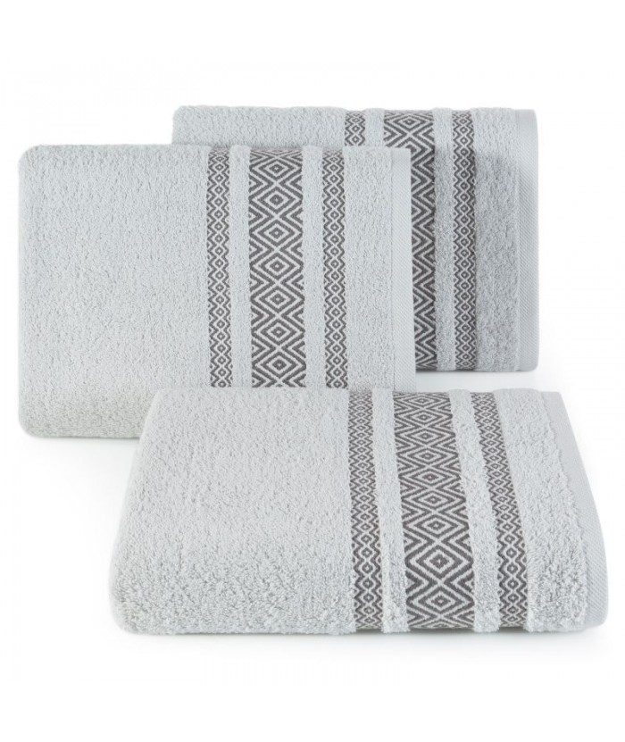 Ręcznik bawełna Moby 70x140 srebrny