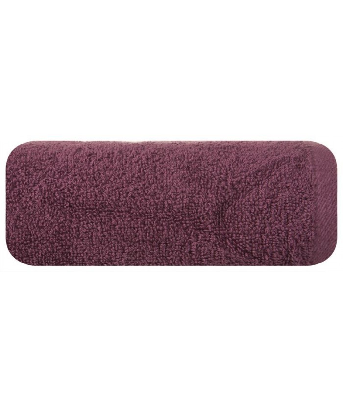 Ręcznik bawełna Gładki VI 50x90 śliwkowy