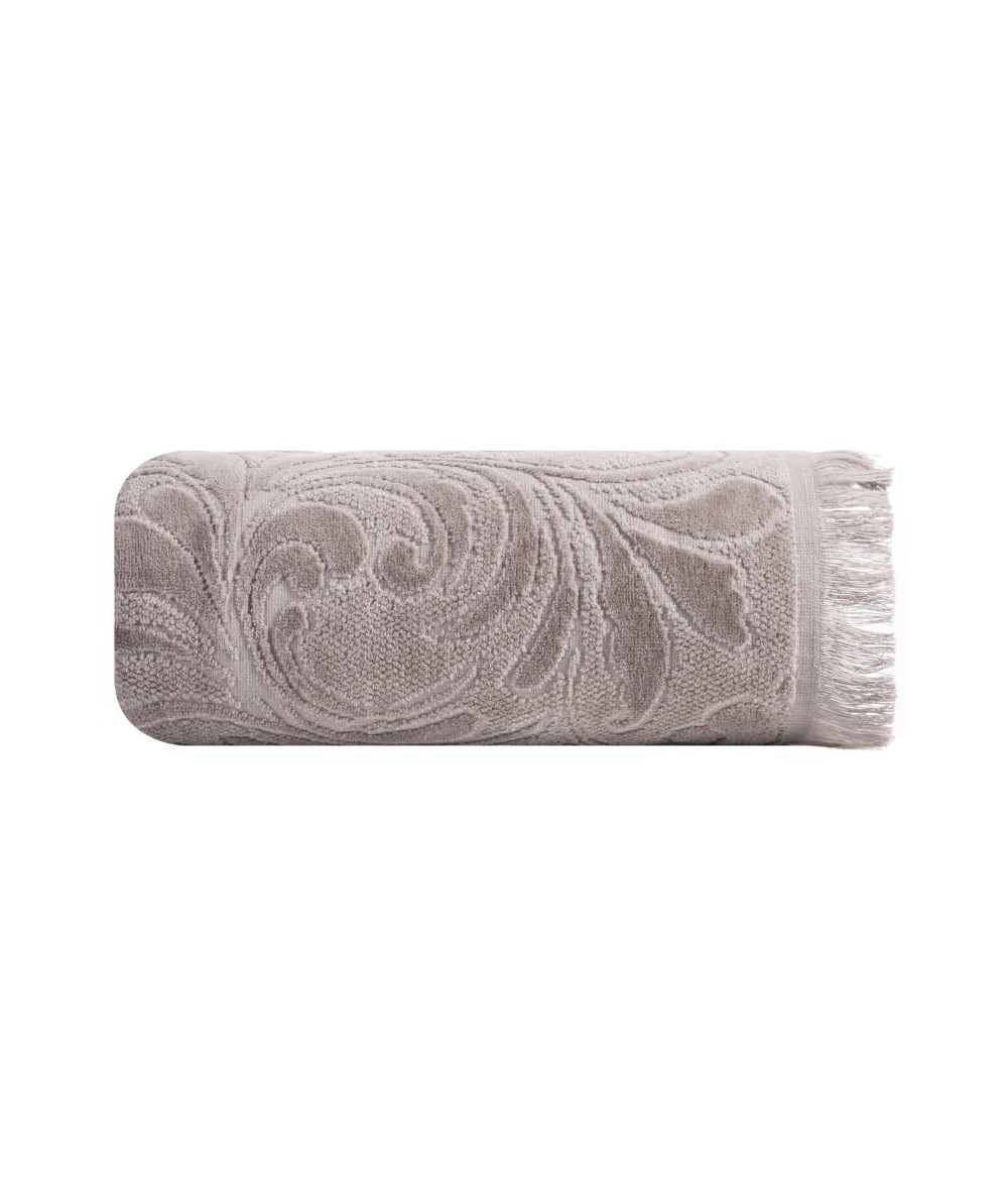 Ręcznik bawełna Raisa 70x140 ciemnoliliowy