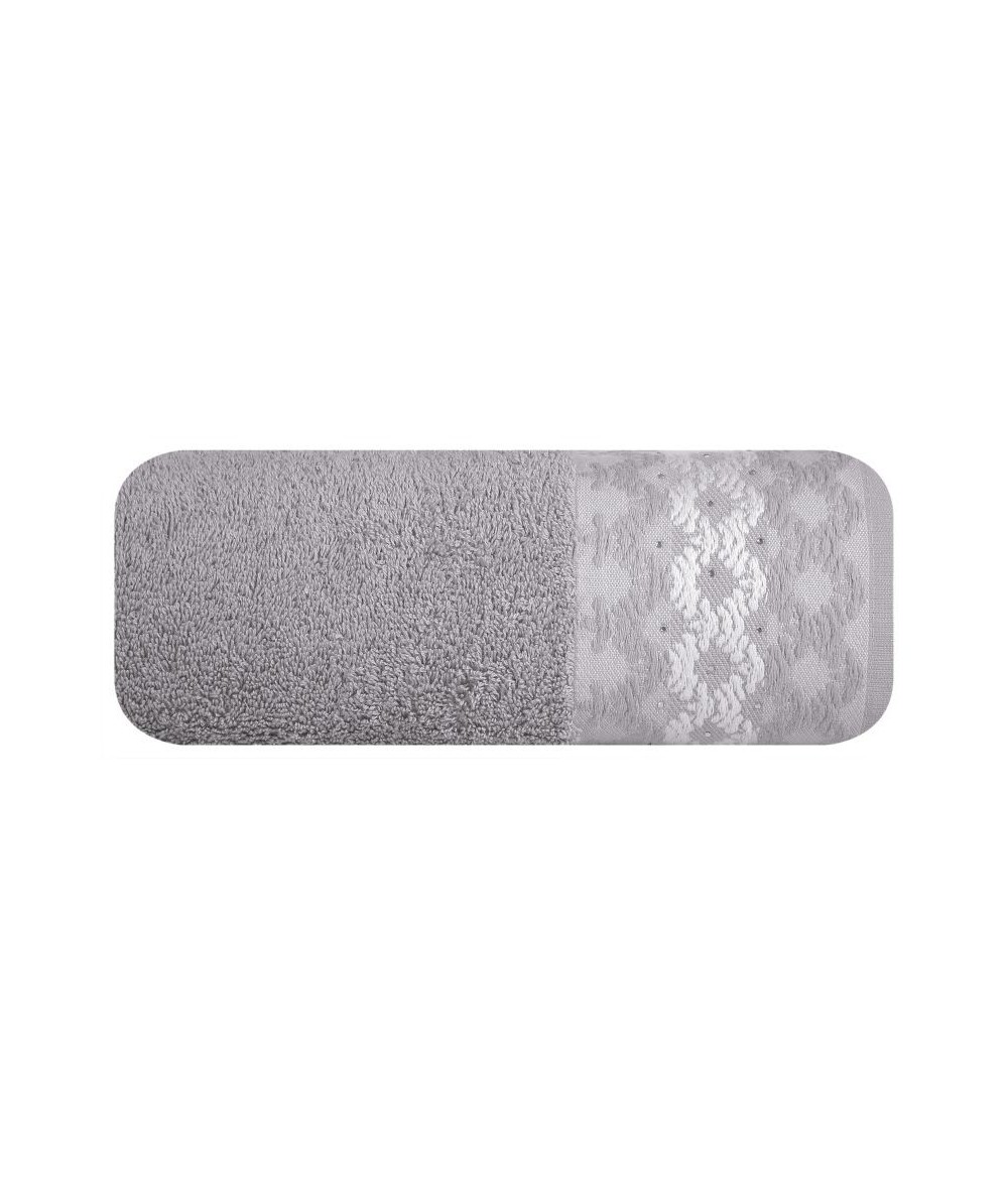 Ręcznik bawełna Simona 70x140 srebrny