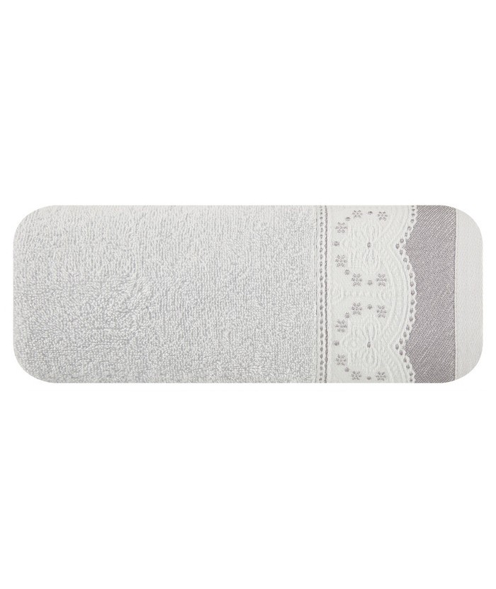 Ręcznik bawełna Tina 70x140 srebrny