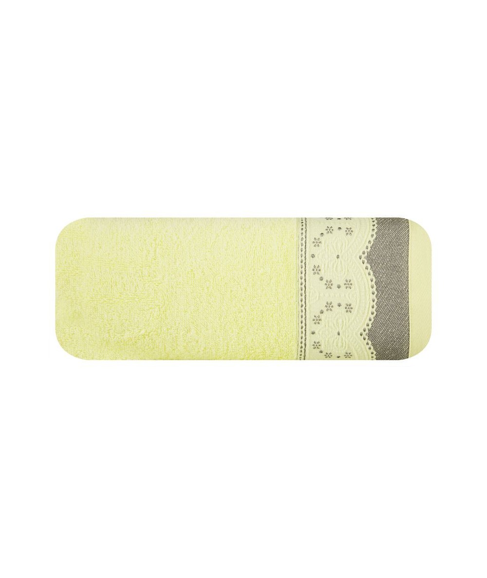 Ręcznik bawełna Tina 70x140 jasnożółty