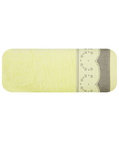 Ręcznik bawełna Tina 70x140 jasnożółty