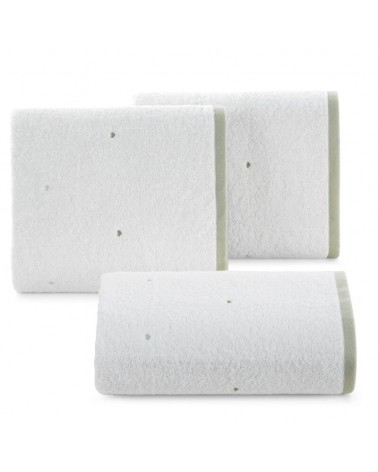 Ręcznik bawełna 70x140 Baby 60 biały/miętowy Eurofirany