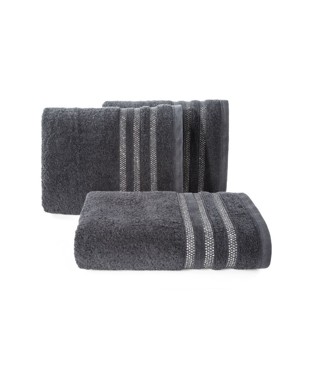 Ręcznik bawełna Judy 50x90 czarny
