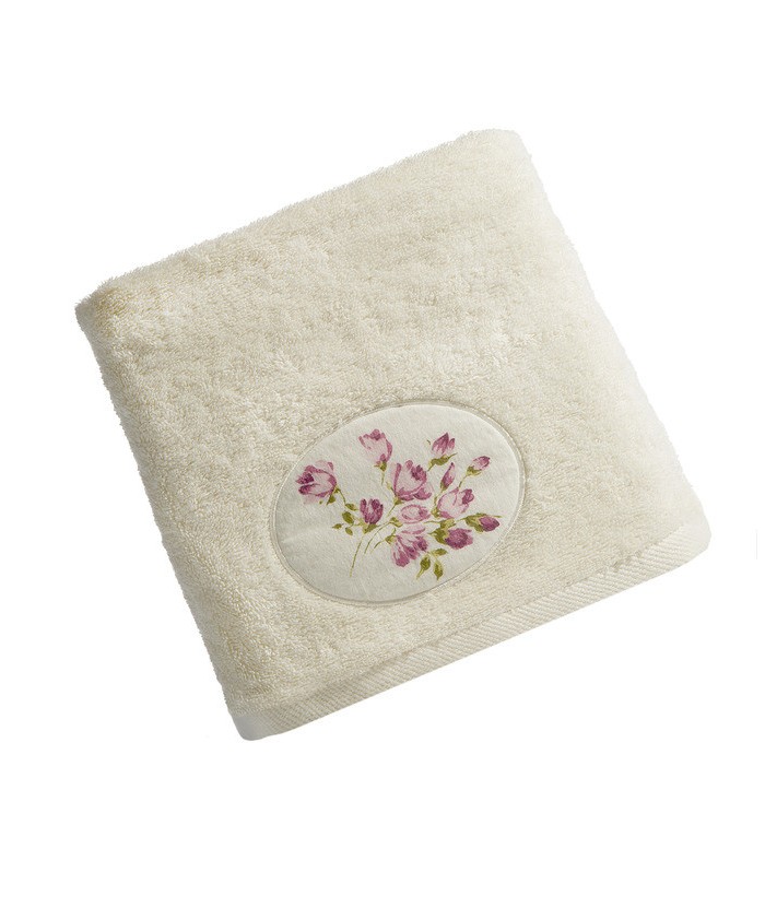 Ręcznik bawełna Garden II 70x140 kremowy