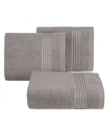 Ręcznik bawełna 70x140 Lila srebrny Eurofirany