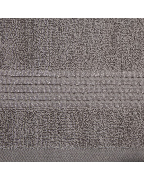 Ręcznik bawełna 70x140 Lila srebrny Eurofirany