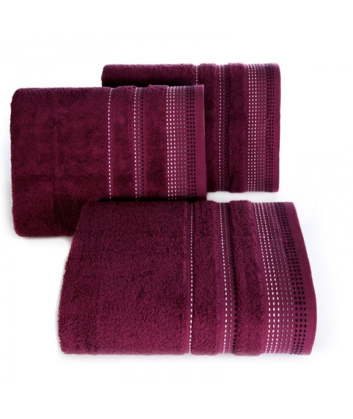 Ręcznik bawełna Pola 70x140 bakłażan