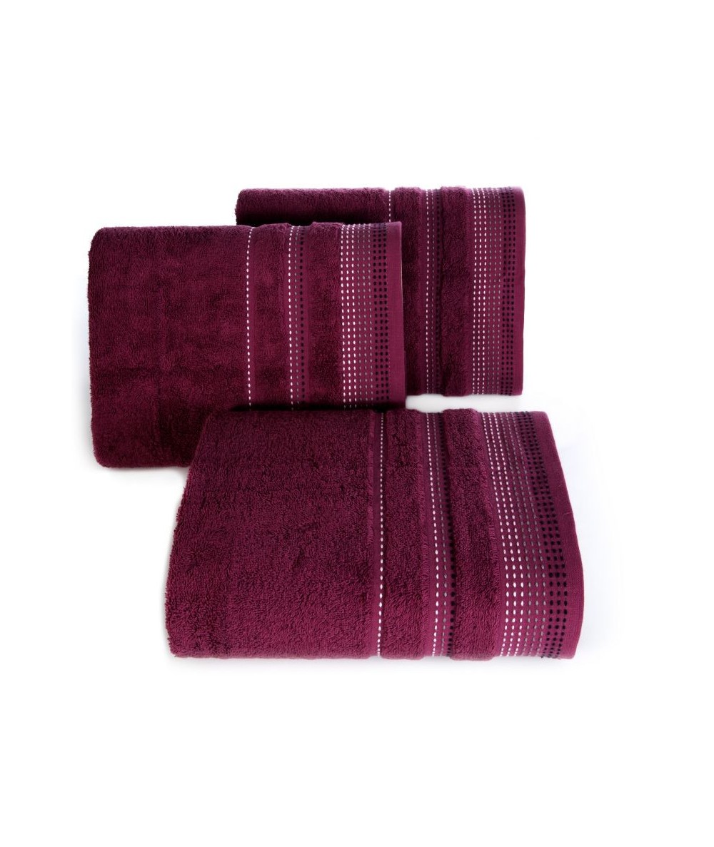 Ręcznik bawełna Pola 70x140 bakłażan