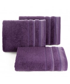 Ręcznik bawełna Pola 30x50 śliwkowy