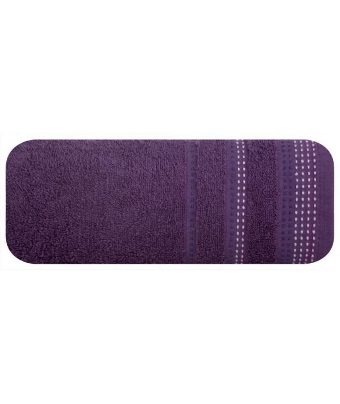 Ręcznik bawełna Pola 30x50 śliwkowy
