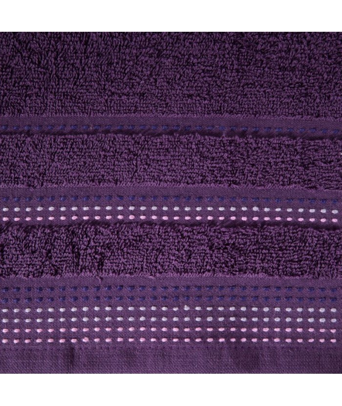 Ręcznik bawełna Pola 70x140 śliwkowy