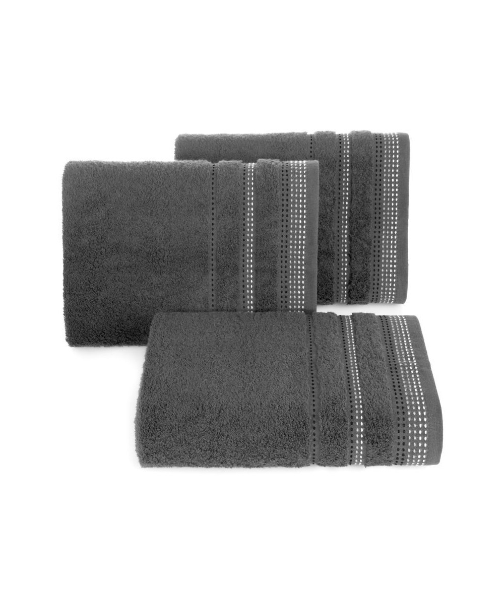 Ręcznik bawełna Pola 30x50 popielaty