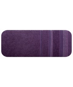 Ręcznik bawełna Pola 50x90 śliwkowy