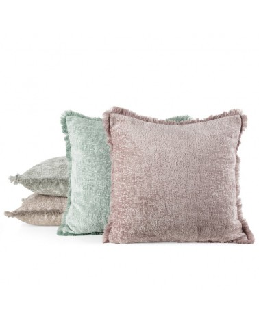 Poszewka pluszowa 45x45 Adia kremowa Eurofirany