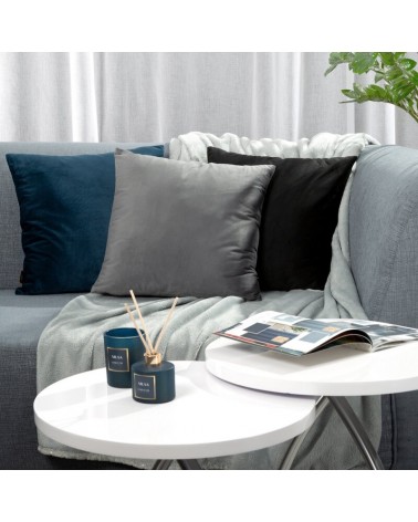 Poszewka velvet 60x60 Elora ciemnozielona Eurofirany