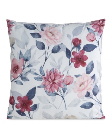 Poszewka minky 45x45 Mink 35 biała/czerwona Eurofirany