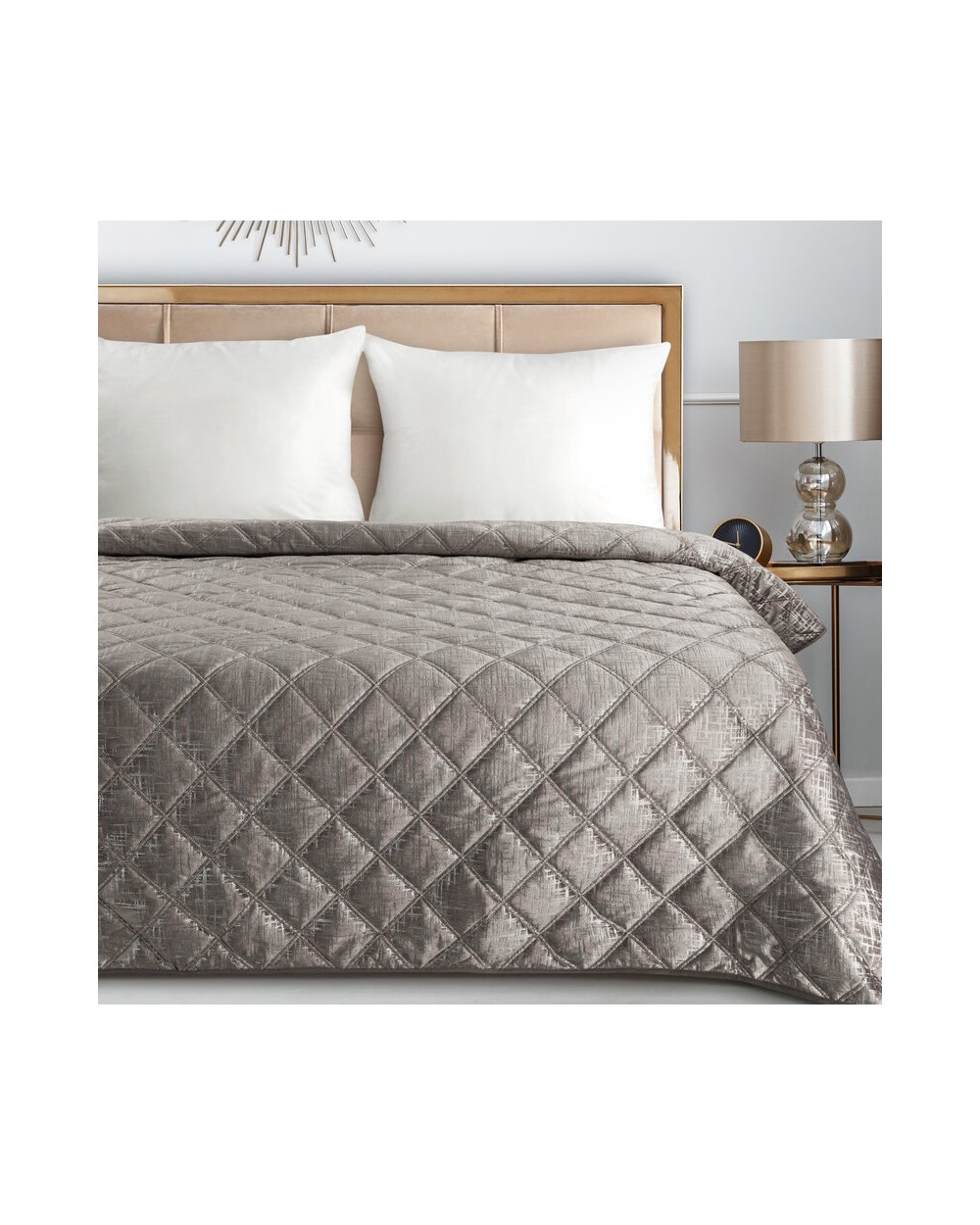Narzuta velvet 170x210 Blink 6 beżowa Eurofirany
