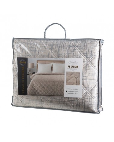 Narzuta velvet 170x210 Blink 6 beżowa Eurofirany