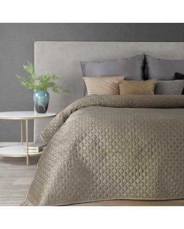 Narzuta velvet 70x160 Dimon ciemnobeżowa Eurofirany