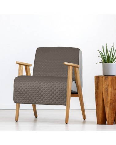 Narzuta velvet 70x160 Dimon ciemnobeżowa Eurofirany