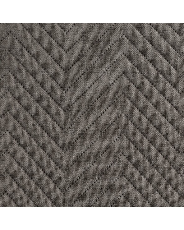 Narzuta mikrofibra 220x240 Len 3 popielata Eurofirany