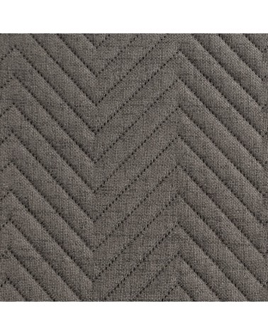 Narzuta mikrofibra 220x240 Len 3 popielata Eurofirany