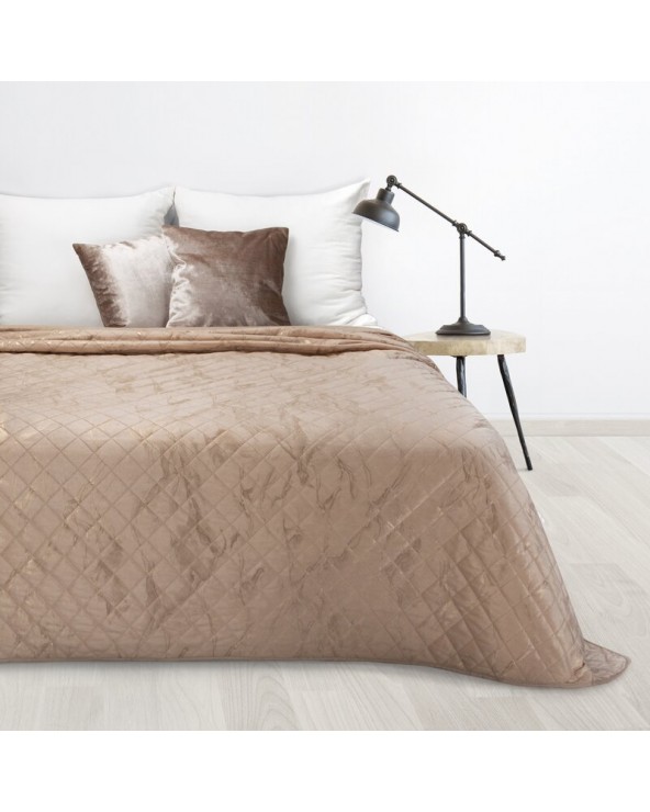 Narzuta velvet 200x220 Luiz 6 beżowa/złota Eurofirany