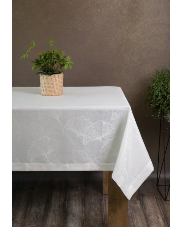 Obrus plamoodporny 140x200 Doris naturalny Eurofirany