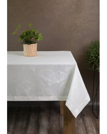 Obrus plamoodporny 140x200 Doris naturalny Eurofirany