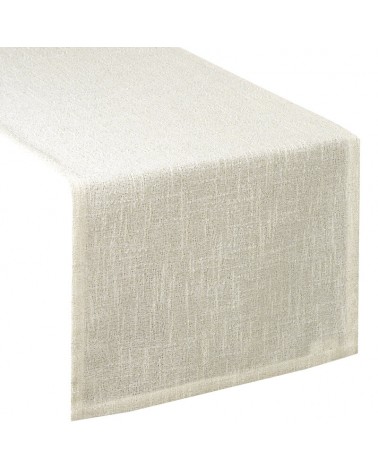 Bieżnik 40x140 Ines 12 kremowy/złoty Eurofirany