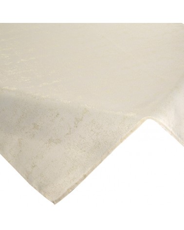 Obrus błyszczący 85x85 Sparkle kremowy/złoty Eurofirany