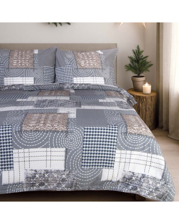 Pościel flanela bawełniana 200x220 + 2x70x80cm 31511/2 FLANELOVE Darymex