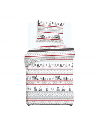Pościel flanela bawełniana 140x200 + 1x70x80cm 31514/1 FLANELOVE Darymex