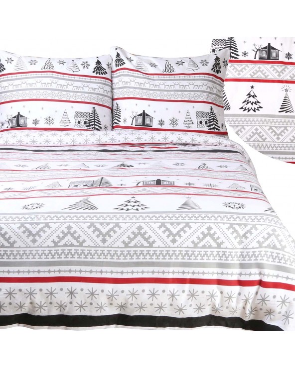 Pościel flanela bawełniana 160x200 + 2x70x80cm 31514/1 FLANELOVE Darymex